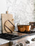 Round Oak Bread Board